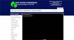 Desktop Screenshot of cropmaster-hydroponics.co.uk